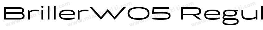 BrillerW05 Regular Regular字体转换